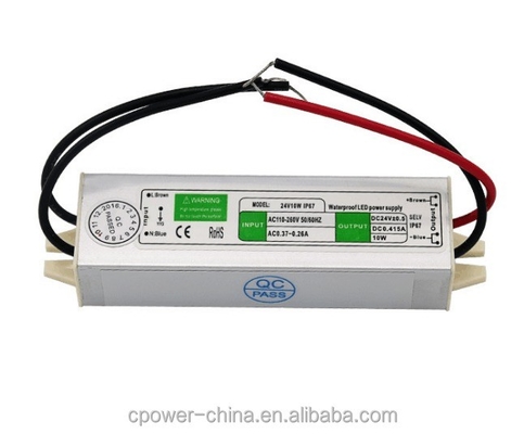10W-200W resistente all'acqua IP67 LED Light Transformer driver di alimentazione con uscita di corrente continua 24v