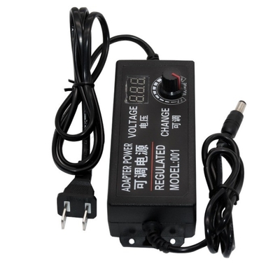 C-Power 3-12V 5A 60W Adapter regolabile con cavo a corrente continua opzionale da 1,2 M e progettazione plug in