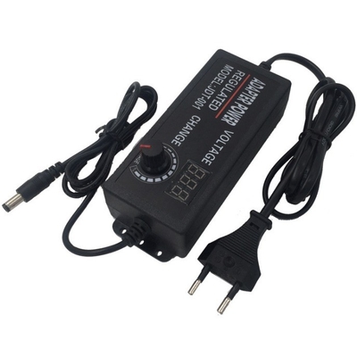Tipo di uscita CC 3-24v Adaptore di tensione regolabile con connettore CC 5.5*2.1 5.5*2.5