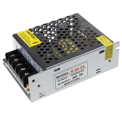 Fornitore di alimentazione singolo 24V DC 1.8A 2A per LED Strip C-Power Rosh 110V 220V Switch