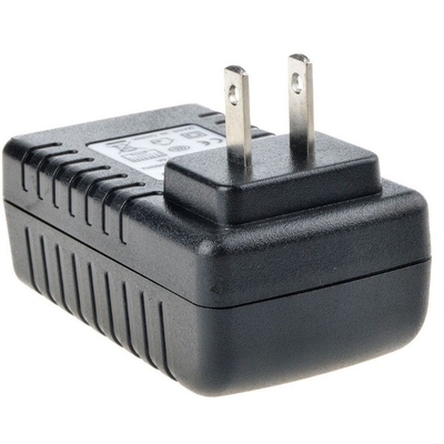Nero 24V 1A Collegamento a parete POE Iniettore Ethernet Adattatore IP Telefono Camera alimentazione 24 V