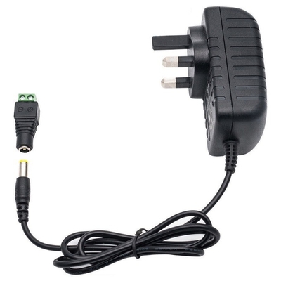 Black Fabulous Plug-in ac dc 24w adattatore di alimentazione 24v 1a 12v 2a adattatore di alimentazione