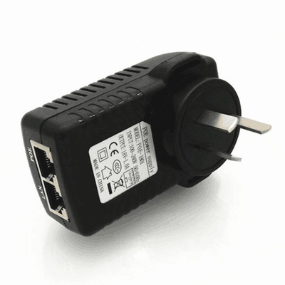 48V 0.5A 24w PoE Iniector Power Over Ethernet Adapter per punto di accesso wireless