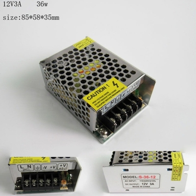 12v DC 3.2A 3A 36W CCTV Power Supply per il design e le prestazioni Silver