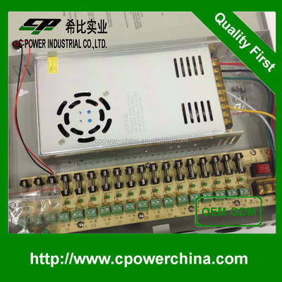 360W 18canali Fornitore di alimentazione di commutazione dc12v 30A 220V 110V AC Protezione da sovratensione