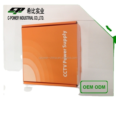 Box di alimentazione della telecamera CCTV 12V DC 3A 4CH con canali di uscita personalizzabili