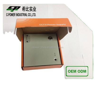 Box di alimentazione della telecamera CCTV 12V DC 3A 4CH con canali di uscita personalizzabili