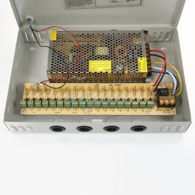 12V 20A DC 18CH Box di alimentazione per l'uscita di sorveglianza da telecamera di sicurezza CCTV
