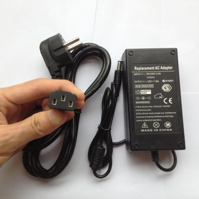 Adattatore di alimentazione AC DC per desktop certificato CE con tensione di ingresso AC 100-240V 50/60HZ