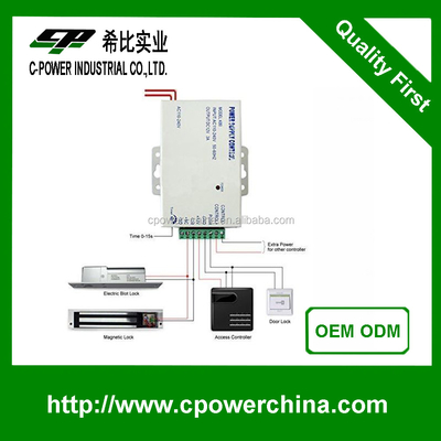 Fornitore di corrente elettrico di serratura a larga tensione 12V 3A UPS per sicurezza / monitoraggio / allarme