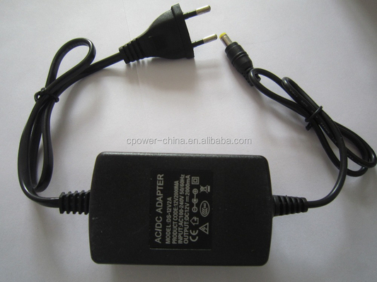 US AC 100-240V A DC 12V 2A Adaptore di alimentazione per prodotti elettronici a LED