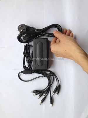 Monitor LCD Telecamere CCTV Fornitore di alimentazione C 4 porte Cavo DC diviso 12V DC 5A 60W Adaptore AC DC