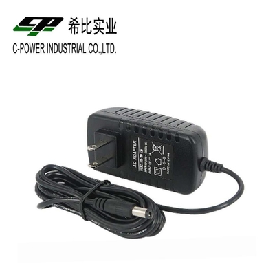 Fornitura di corrente continua 5V 12V 24V Tipo di uscita Nero 500mA 1A 2A Adaptore per dispositivi elettronici