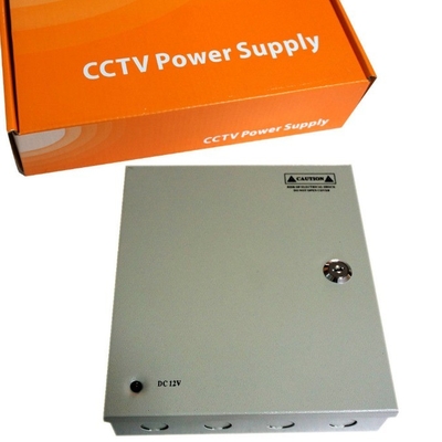 Corrente di uscita 10A Camera di sicurezza CCTV Scatola di alimentazione Distribuzione 12V 9CH 18CH porte