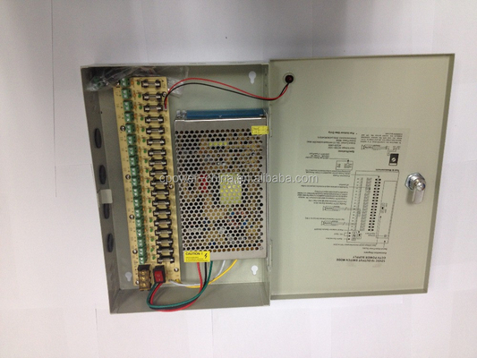 12V di uscita CCTV alimentazione 120W 18CH per la protezione da sovratensione e CCTV Camera