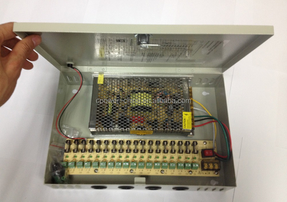 12V di uscita CCTV alimentazione 120W 18CH per la protezione da sovratensione e CCTV Camera