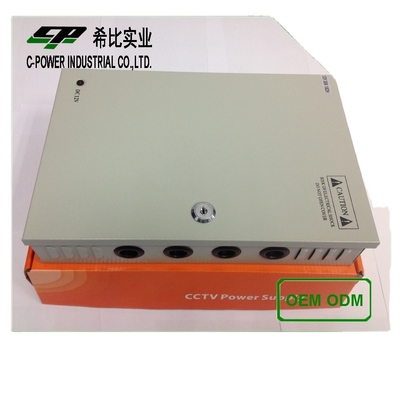 Alte frequenze 12V 10A 120W 18ch CCTV Camera di commutazione di alimentazione con CE ROHS FCC