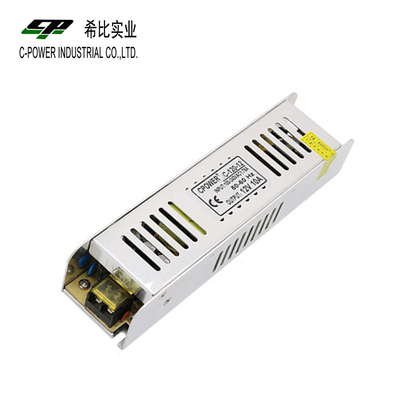 12V 10A AC/DC di alimentazione di commutazione per telecamere CCTV o illuminazione LED 88% di efficienza