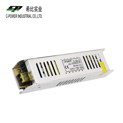 12V 10A AC/DC di alimentazione di commutazione per telecamere CCTV o illuminazione LED 88% di efficienza