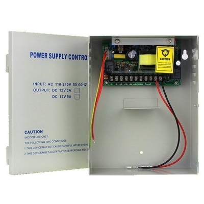 Fornitore di alimentazione 100-240v AC 12v DC 5A con interfaccia batteria di riserva