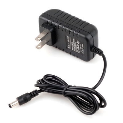 Collegamento a parete 6V 800mA 0,8A 5V 0,6A 12V 1A 5V 600mA Adaptore di alimentazione con design in nero