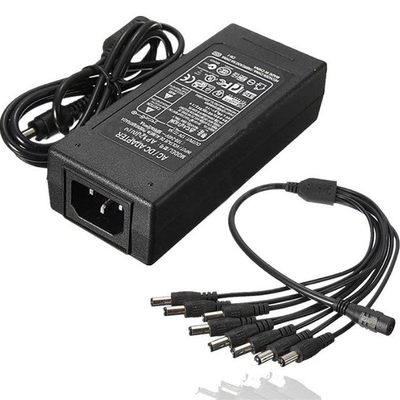 Connessione desktop 12V 5A Adaptore di alimentazione a uscita multipla con 4 porte Pigtail certificato CE