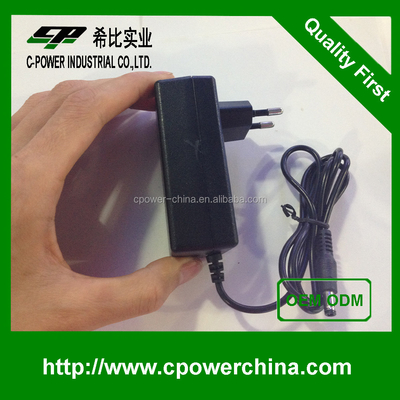 Tipo di uscita DC 12v 2a 24v 1a 24w TS-1012C Adaptore AC/DC/alimentazione con certificato CE