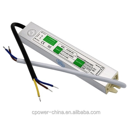 20W LED Power Supply Driver Transformer Adapter per LED Strip IP67 impermeabile 12V 24V