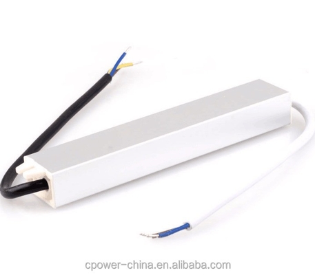 20W LED Power Supply Driver Transformer Adapter per LED Strip IP67 impermeabile 12V 24V