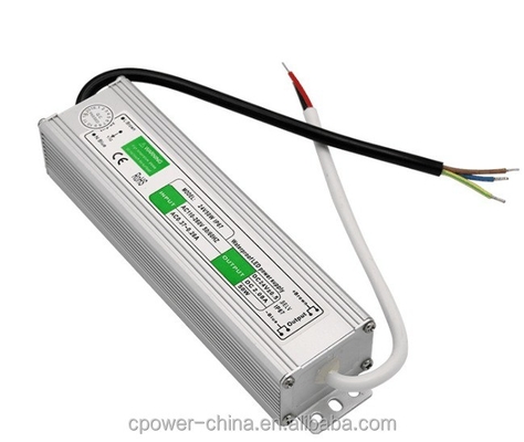Bianco argento 24v DC impermeabile elettronica 50W LED driver 100w 25w IP67 trasformatore di alimentazione