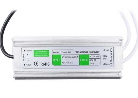 Outdoor 12V 100W 120w impermeabile SMD 3528 5050 5730 RGB Strip LED Driver Adapter di alimentazione