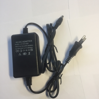 Adaptatore di alimentazione AC/DC da 24W per CCTV Frequenza di uscita 50/60Hz Potenza di uscita 1-50W
