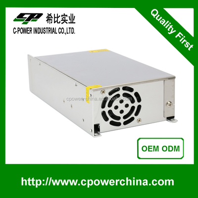 Top-10 AC DC 24V 36V 48V 600W alimentazione ad alta tensione con frequenza di uscita 50/60Hz