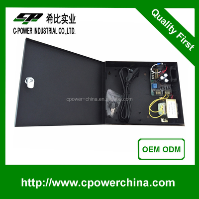 Fornitura di energia da batteria 240V corrente di uscita 5A protezione sovrastensione per il controllo dell'accesso