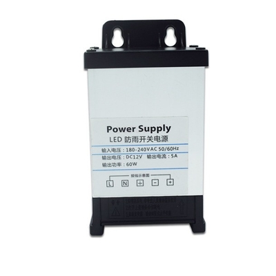 C-Power 60W 5A alimentazione impermeabile a pioggia con tensione di uscita di 12V e tensione costante