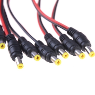 DC 5.5*2.5mm 5525 30cm Jack di alimentazione maschio Plug cavo di filo di rame con IEC Female End Tipo