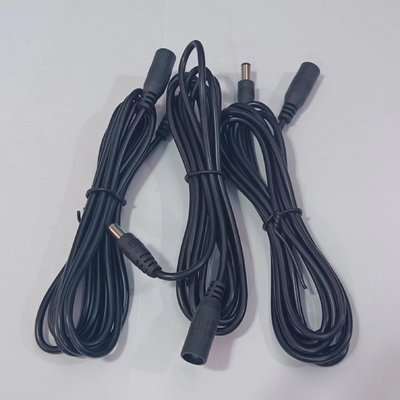 5.5*21dc Jack CCTV Cable DC per C-Power Supply in Nero 2m 3m 5m 10m Lunghezza