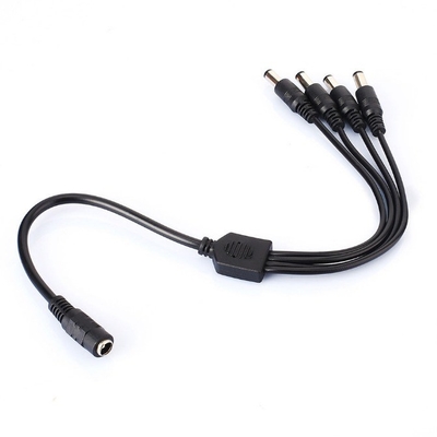 Copper 1 Female to 4 Male Power Supply Splitter Converter per videocamera CCTV DVR 12V