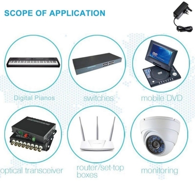 Desktop 48V 1A Caricabatterie di alimentazione di commutazione Voltaggio di ingresso AC100-240V 50/60Hz per POE Switch