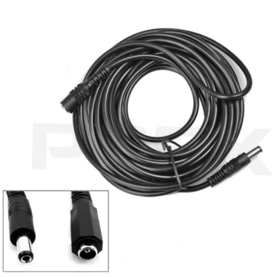 PVC Jacket 2V DC Power Extension Cable 5,5 x 2,1 mm per telecamere CCTV/LED/DVR/PSU Lead