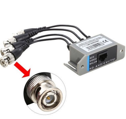 - 4CH HD video passivo Balun Transceiver BNC a UTP RJ45 CCTV via Twisted Pair