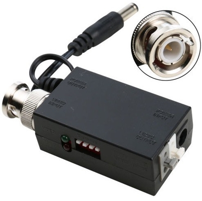 Trasmettitore video UTP attivo DC12V 1CH Balun BNC Balun Trasformatori per CCTV Camera DVR Sistema