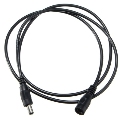 Nero 1/2/5/10M Cable di estensione dell'alimentazione DC per telecamera di sicurezza CCTV 5.5x2.5mm