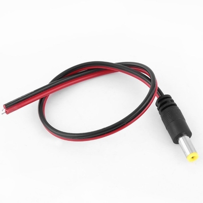 CE certificato cavo maschio in fiocco filo 5.5 * 2.1mm 12V DC Power Pigtail per la sicurezza CCTV