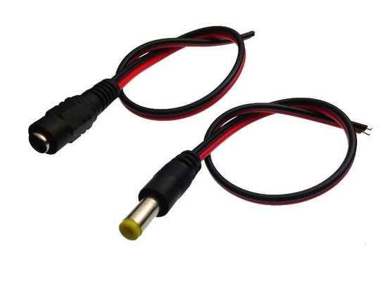 CE certificato cavo maschio in fiocco filo 5.5 * 2.1mm 12V DC Power Pigtail per la sicurezza CCTV