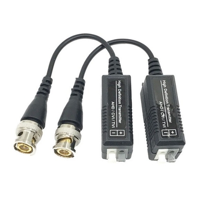 CAT5e CAT6 a Camera Balck Single Channel Passive BNC Video Balun Transceiver Adapter