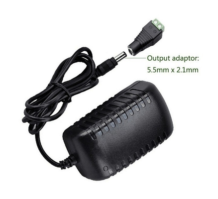 12V/24V DC 2A/1A/3A Adaptore di alimentazione per 12V 3528/5050 LED Strip Light 24W Performance