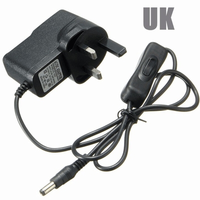 12V 1A 1000ma 2A 3A Adapter di alimentazione per LED Strip On/Off Switch e design durevole