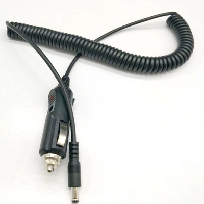 Cable di carica auto a presa continua di tipo maschile per accendini di sigarette da 12v 5.5x2.1 nei veicoli