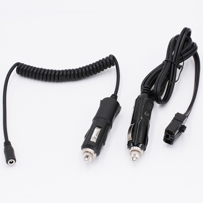 Cable di carica auto a presa continua di tipo maschile per accendini di sigarette da 12v 5.5x2.1 nei veicoli
